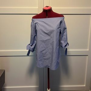 Babaton off shoulder shirt